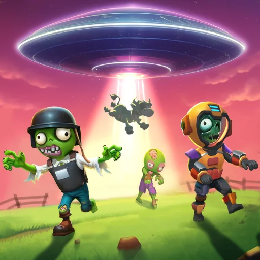 Game icon for Aliens vs Zombies: Invasion by GAMEGEARS LTD