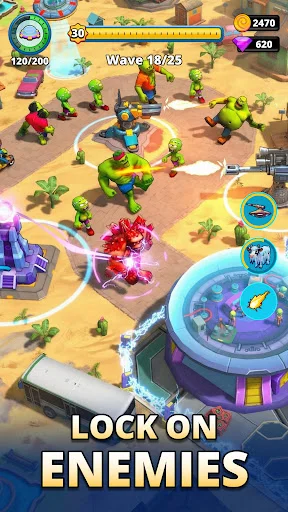 Gameplay screenshot 4 from Aliens vs Zombies: Invasion - Strategy game